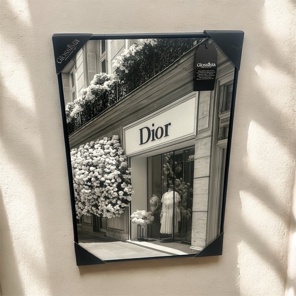 Dior Other - NEW Dior Storefront Monochrome Art Print Black Wood Frame 20x30 By Glossista